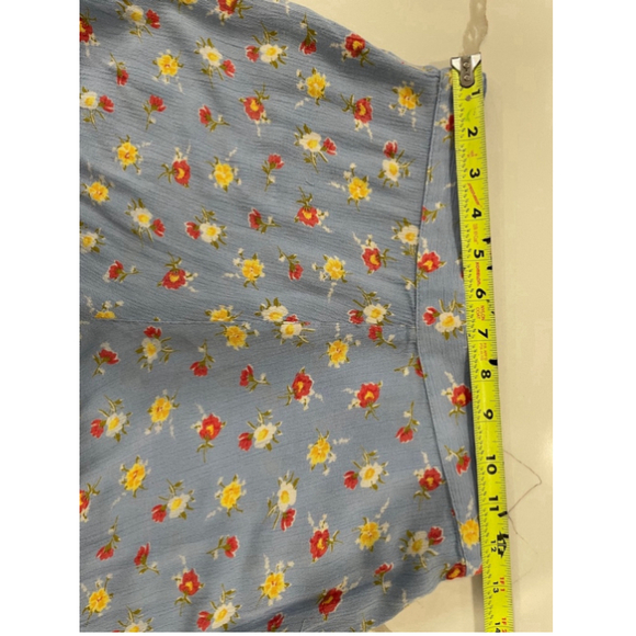 Miss Selfridge Ditsy Floral High Waist Shorts Size 2 Cottagecore Coquette Girly - Picture 7 of 8